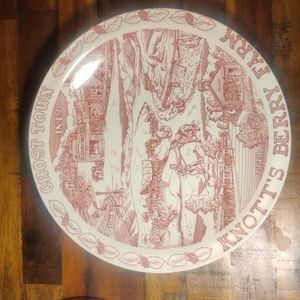 Vernon Kilns Collector Plate Knott's Berry Farm